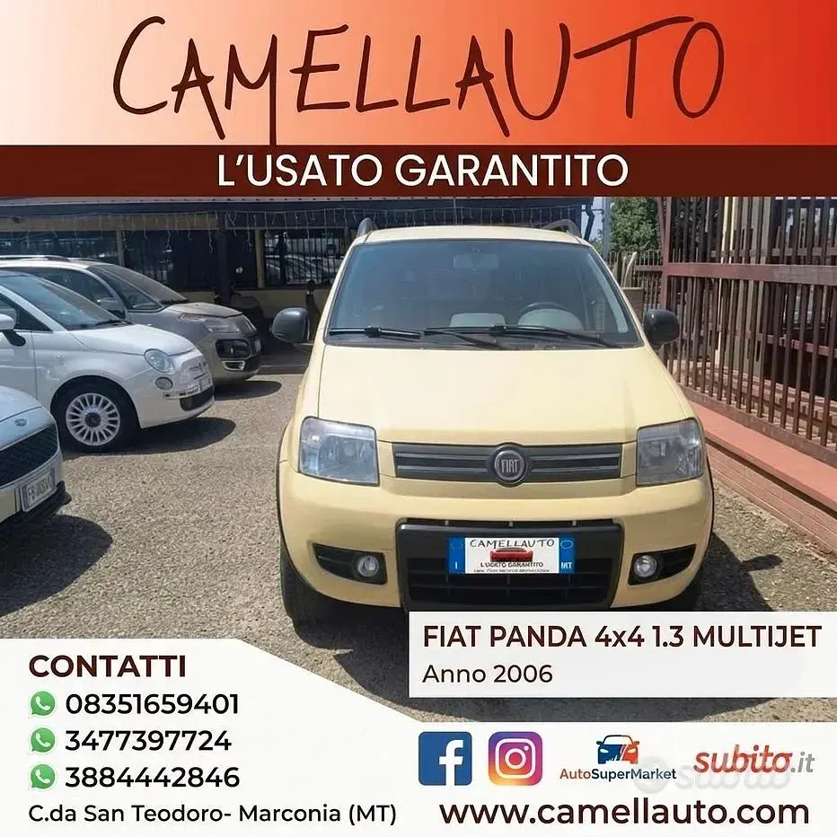 Usata Fiat Panda 4x4 Climbing 69 CV (50 kW) 2006 Utilitaria