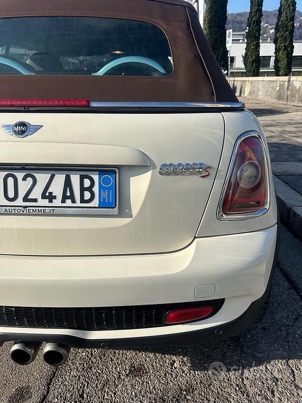 Usata Mini Cooper S Cabriolet 175 CV (128 kW) 2009 Bianco Cabrio