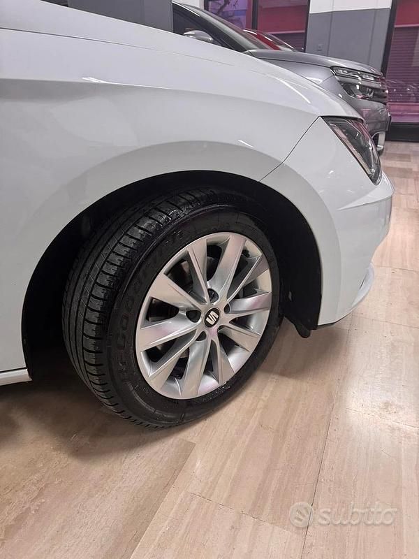 Usata Seat Leon 115 CV (84 kW) 2018 Bianco Station wagon