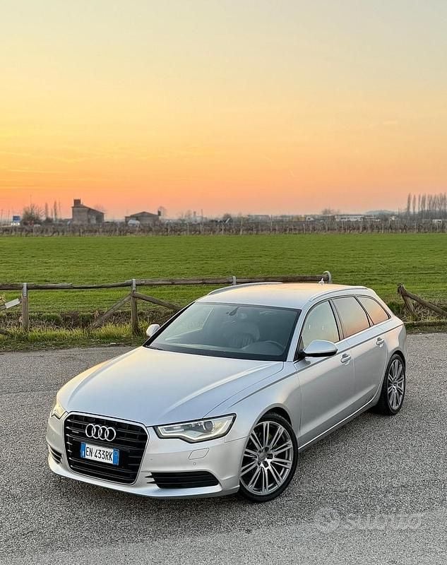 Usata Audi A6 S-Line 245 CV (180 kW) 2012 Grigio Station wagon