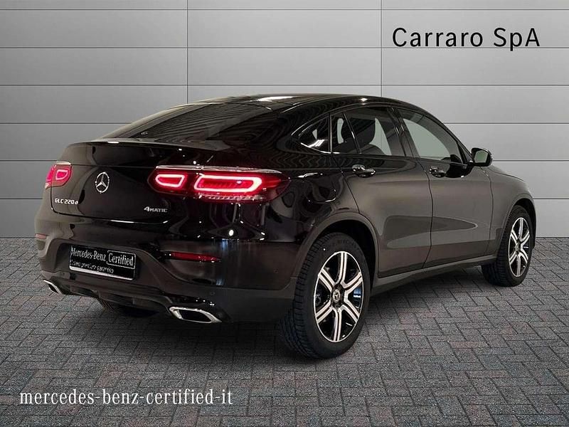 Usata Mercedes GLC220 194 CV (142 kW) 2022 Nero Coupé