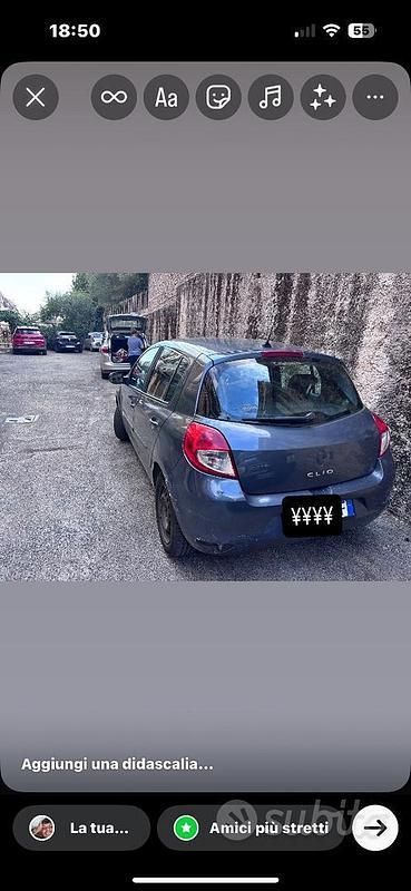 Usata Renault Clio II 2009 Blu Berlina