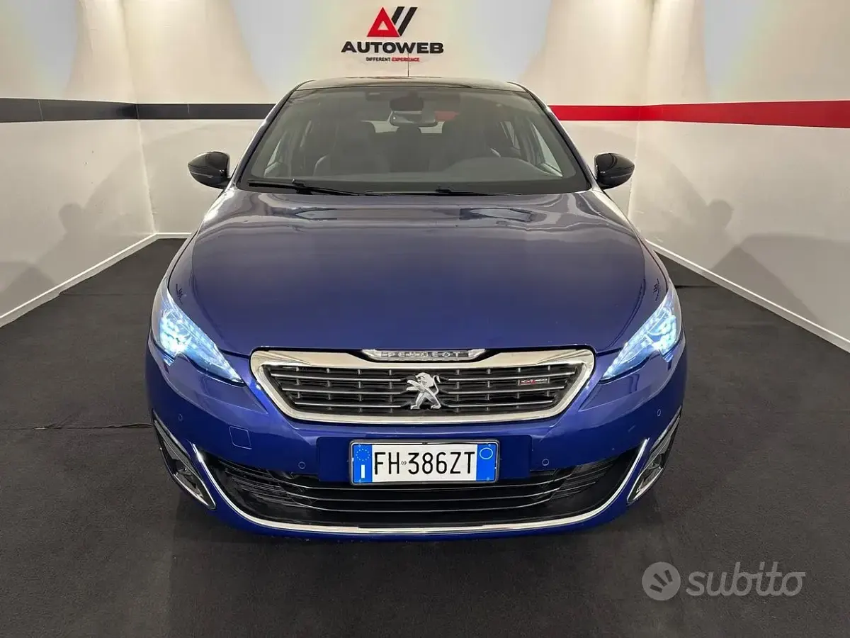 Usata Peugeot 308 GT-line 150 CV (110 kW) 2017 Blu Berlina