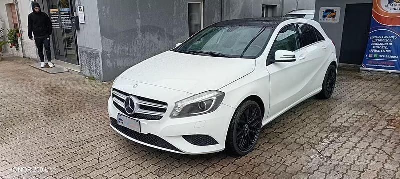 Usata Mercedes A180 Premium 110 CV (80 kW) 2015 Bianco Berlina
