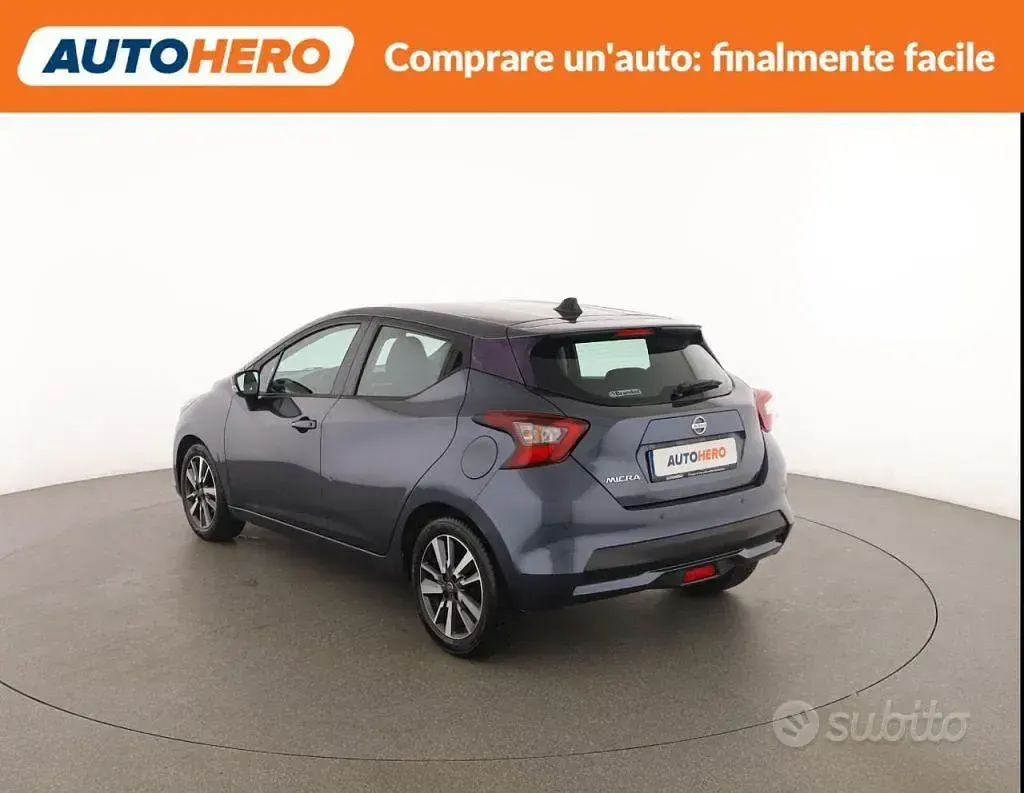 Usata Nissan Micra Acenta 90 CV (66 kW) 2018 Grigio Utilitaria