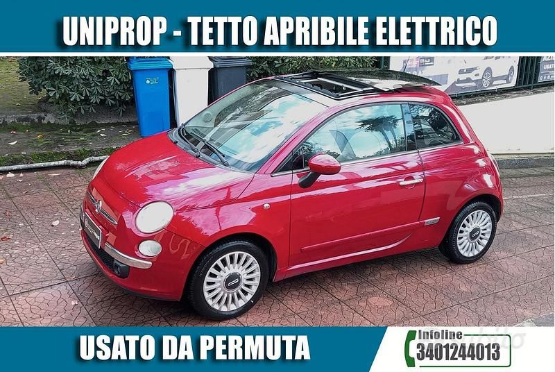 Rosso Usata 2009 Fiat 500 Lounge Tre volumi | 3500 € (Super prezzo) - Immagine 1/4