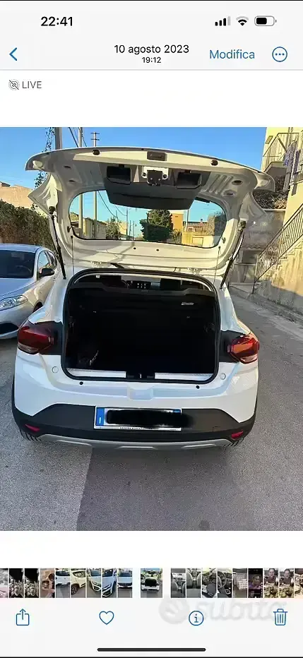 Usata Dacia Sandero 101 CV (74 kW) 2022 Bianco Utilitaria