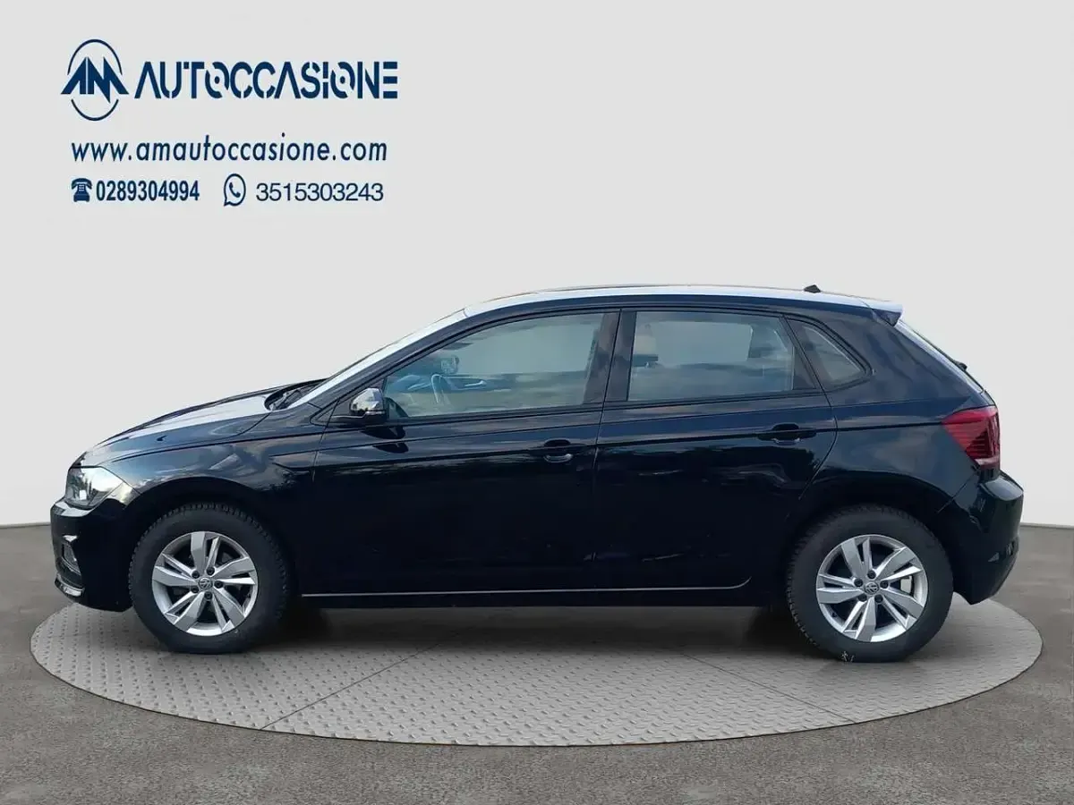 Usata VW Polo Comfortline 80 CV (58 kW) 2018 Nero Utilitaria