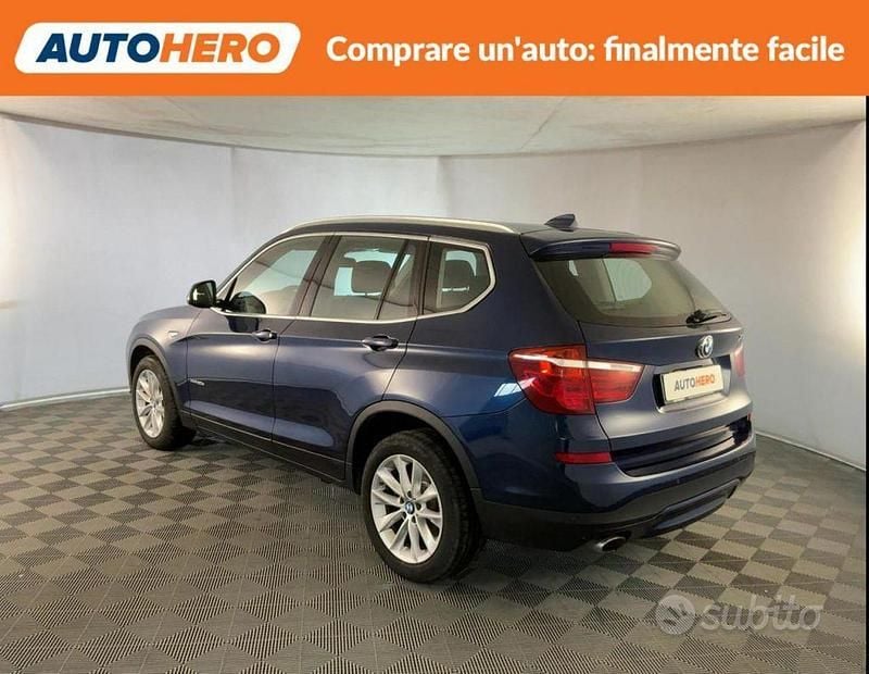 Usata BMW X3 Advantage 190 CV (139 kW) 2016 Blu SUV