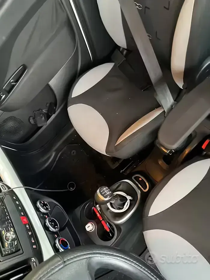 Gebraucht Fiat 500L 85 PS (62 kW) 2014 Weiß Van / Kleinbus