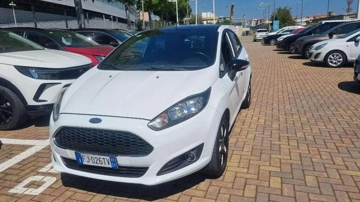 Usata Ford Fiesta Titanium 75 CV (55 kW) 2017 Bianco Utilitaria