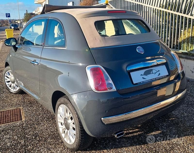 Usata Fiat 500C 69 CV (50 kW) 2014 Grigio Cabrio