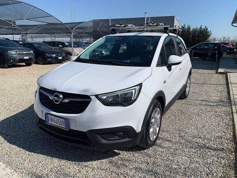 Usata Opel Crossland X 82 CV (60 kW) 2018 Bianco SUV