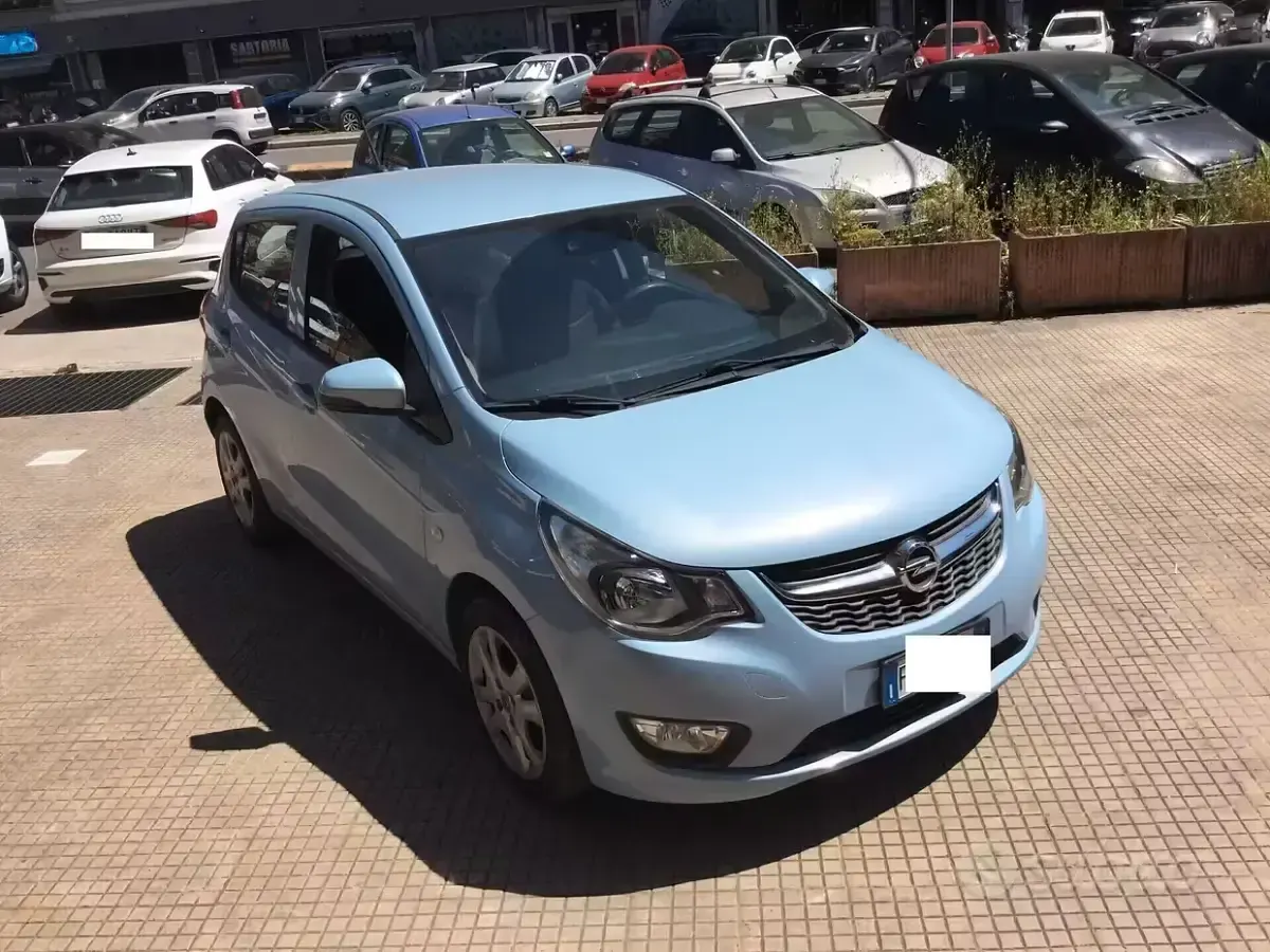 Usata Opel Karl 75 CV (55 kW) 2016 Blu Utilitaria