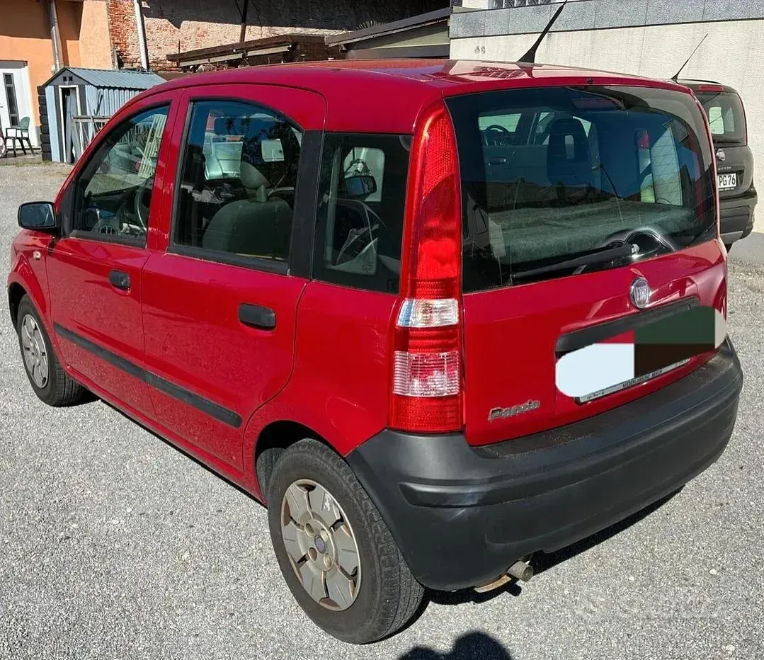 Usata Fiat Panda 60 CV (44 kW) 2009 Rosso Utilitaria