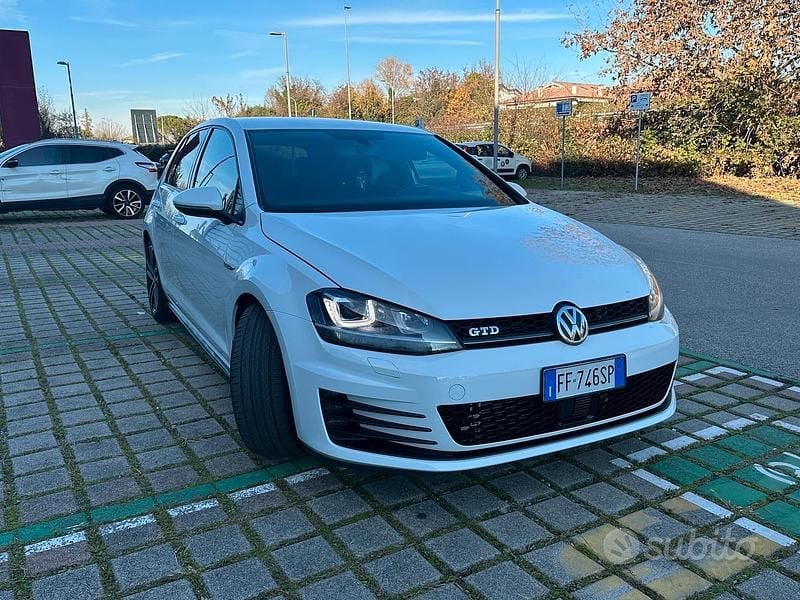 Brugt VW Golf VII GTD 184 HK (135 kW) 2017 Hvid Sedan