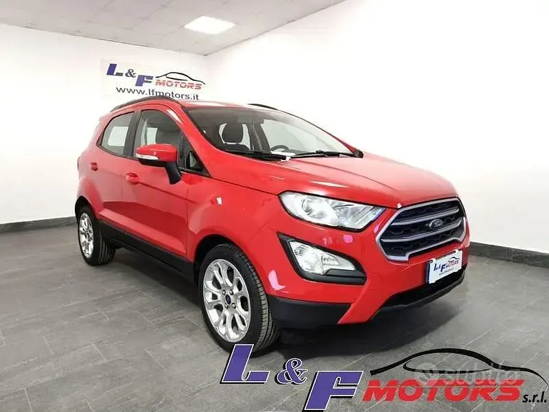 Usata Ford Ecosport 100 CV (73 kW) 2019 Rosso SUV
