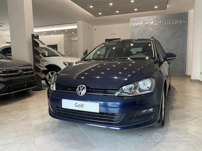 Usata VW Golf VII 110 CV (80 kW) 2016 Atlantic blue Station wagon