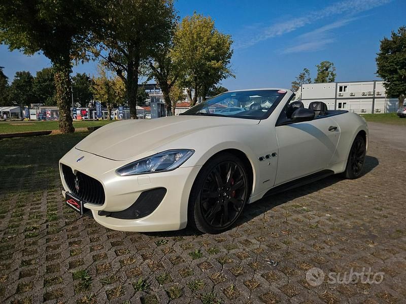Usata Maserati GranCabrio 460 CV (338 kW) 2016 Bianco Cabrio