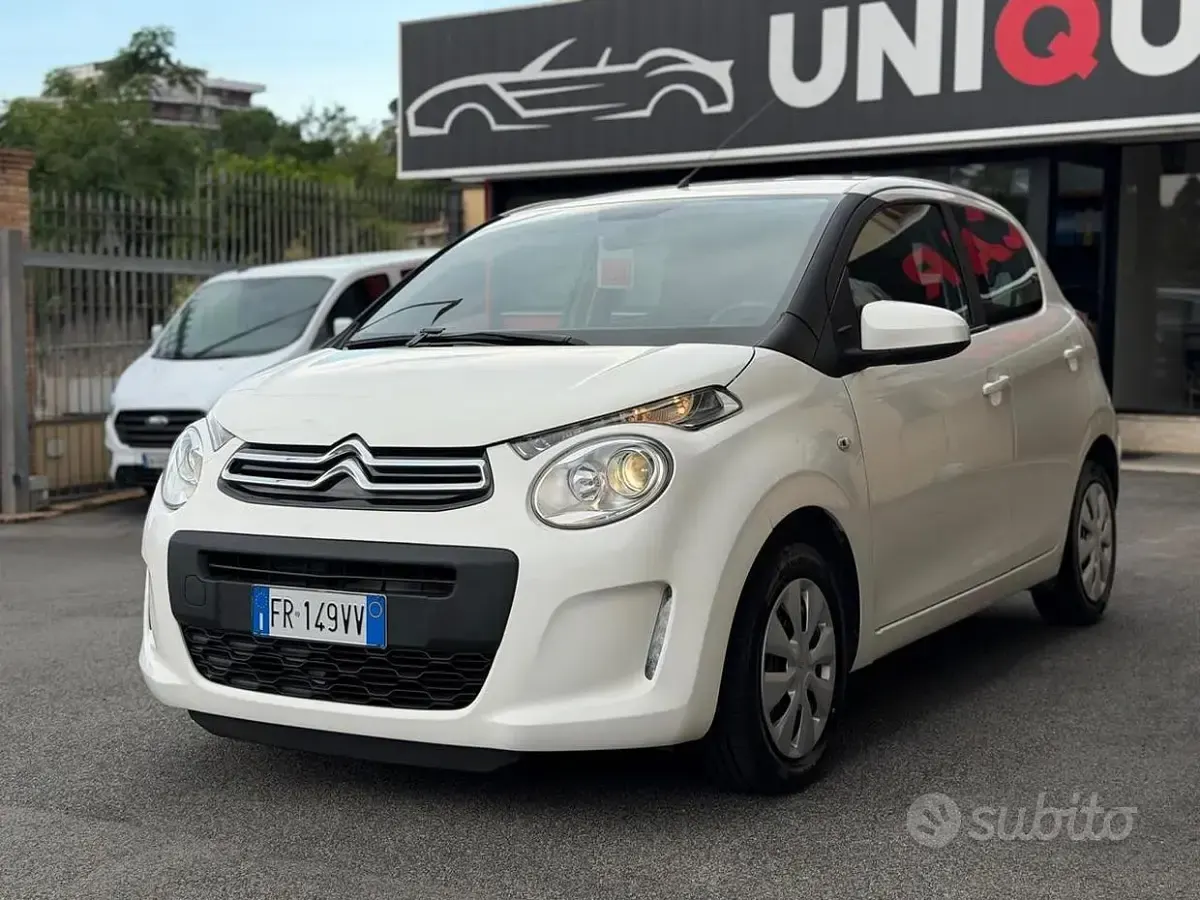 Usata Citroën C1 Feel 72 CV (52 kW) 2018 Bianco Utilitaria