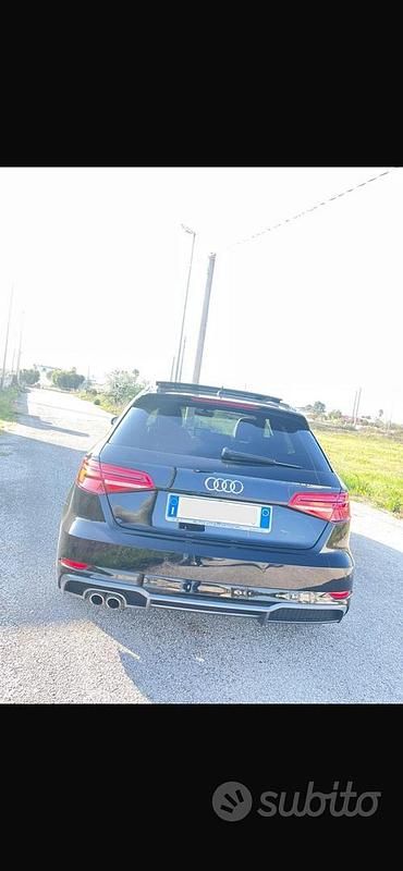 Usata Audi A3 S-Line 150 CV (110 kW) 2016 Nero Berlina
