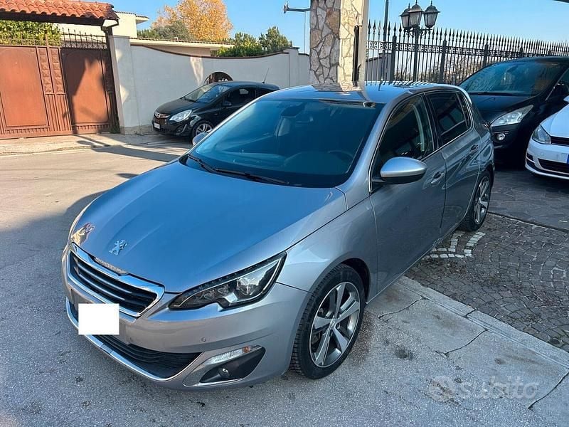 Usata Peugeot 308 GT-line 131 CV (96 kW) 2015 Grigio Berlina