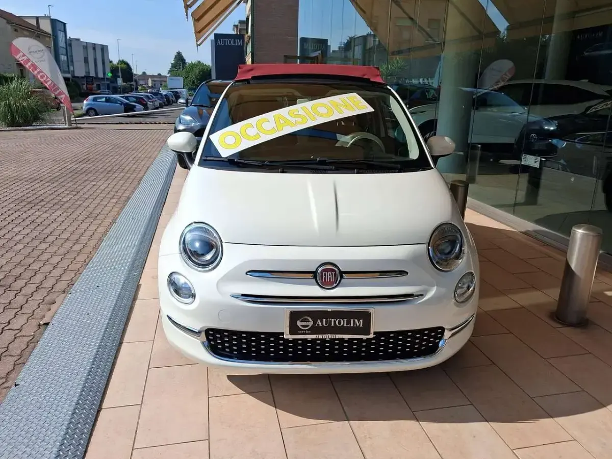 Usata Fiat 500C Dolcevita 69 CV (50 kW) 2022 Bianco gelato Cabrio