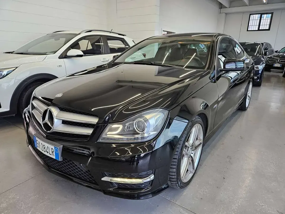 Usata Mercedes C250 Executive 204 CV (150 kW) 2012 Nero Coupé