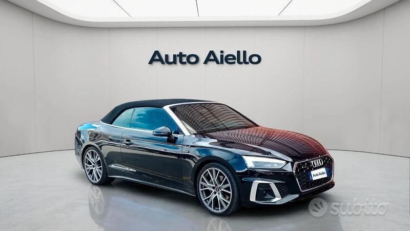 Nero Usata 2023 Audi A5 Cabriolet S-Line Cabrio | 53.900 € (Molto cara) - Immagine 1/4
