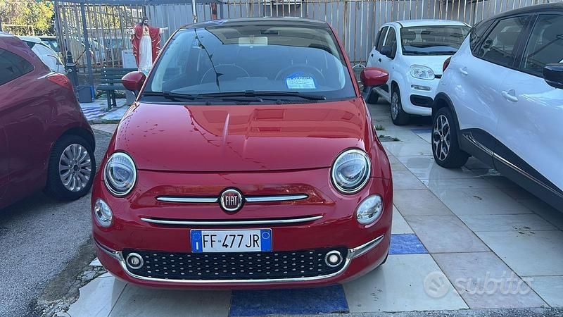 Usata Fiat 500 Lounge 69 CV (50 kW) 2016 Rosso Utilitaria