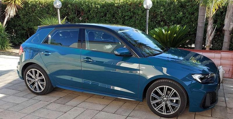 Usata Audi A1 Sportback S-Line 116 CV (85 kW) 2019 Verde Utilitaria