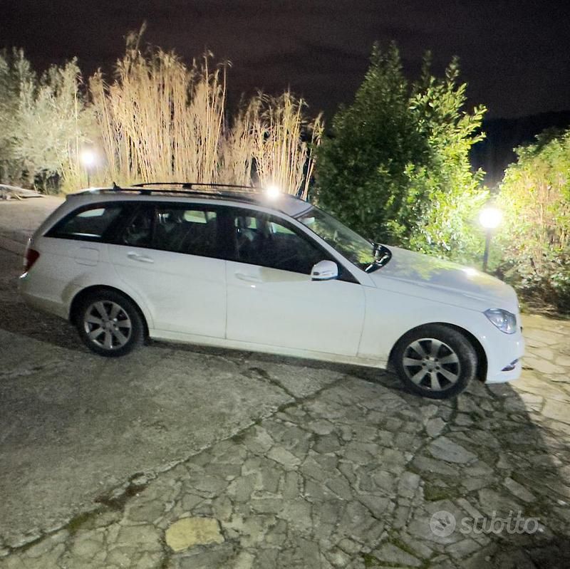 Usata Mercedes C250 204 CV (150 kW) 2013 Bianco Station wagon