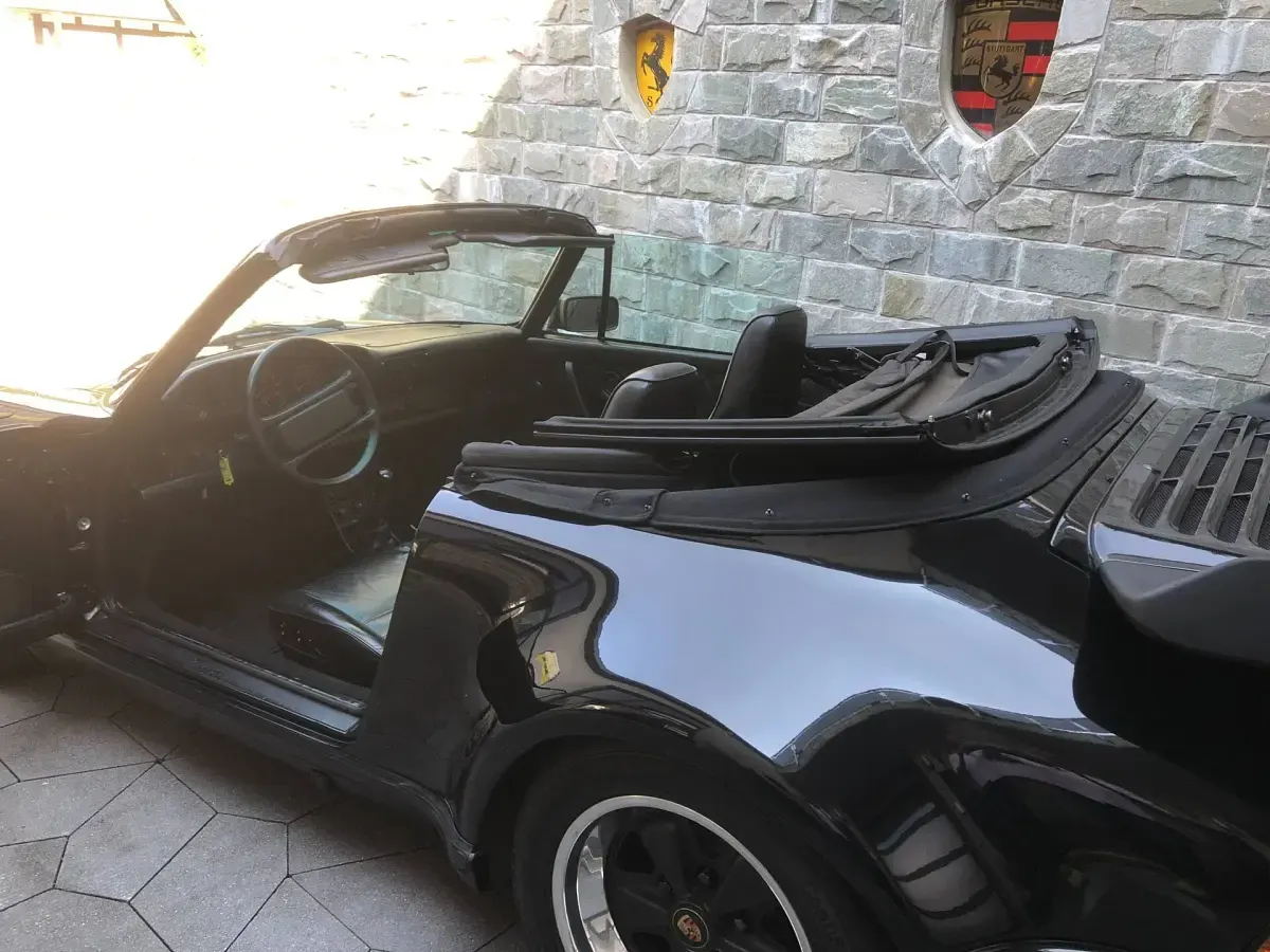 Usata Porsche 911 Turbo 300 CV (220 kW) 1989 Nero Cabrio