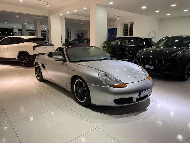 Usata Porsche Boxster 204 CV (150 kW) 1997 Grigio amazonite metallizzato Cabrio