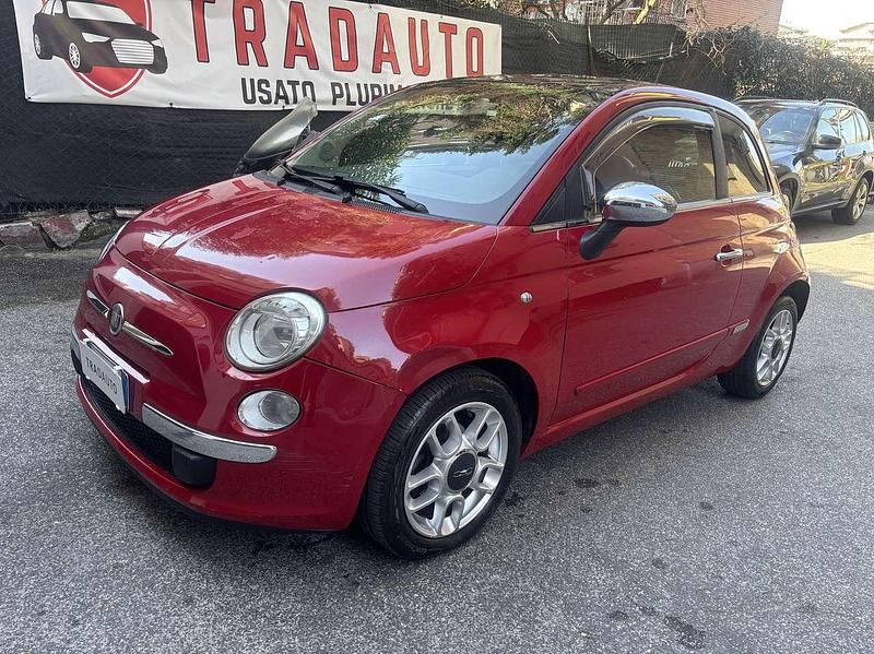 Usata Fiat 500 Sport 69 CV (50 kW) 2009 Rosso Cabrio