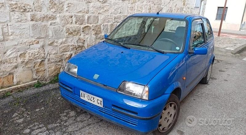 Usata Fiat Cinquecento 1997 Blu Utilitaria
