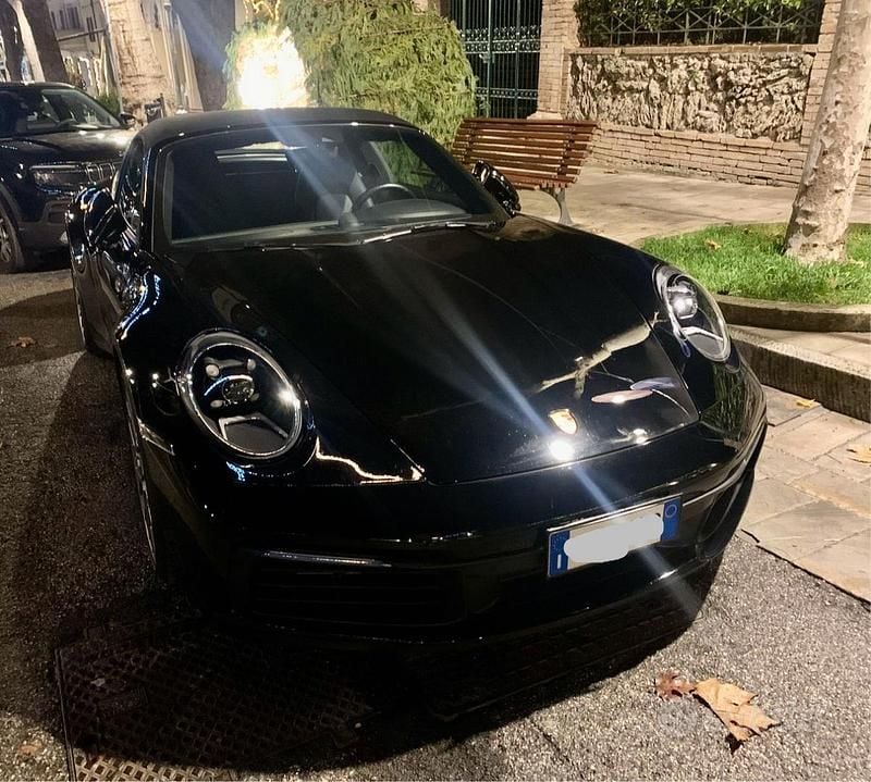 Usata Porsche 911 Targa 4S 450 CV (330 kW) 2021 Nero Cabrio