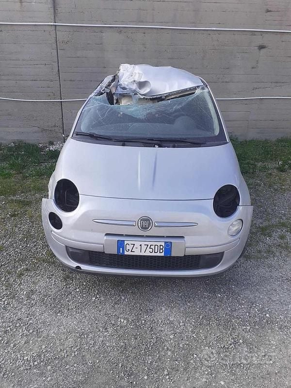 Usata Fiat 500 Lounge 69 CV (50 kW) 2008 Grigio Utilitaria