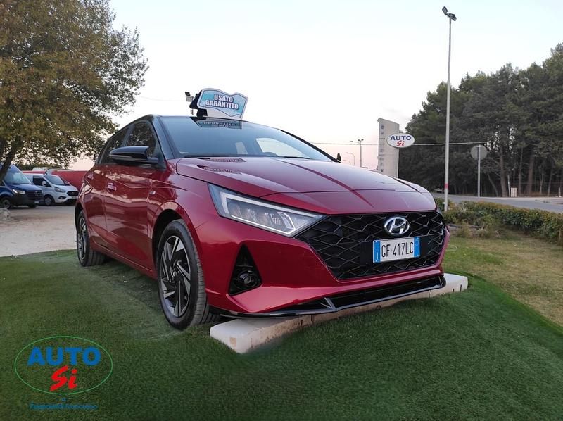 Usata Hyundai i20 100 CV (73 kW) 2021 Rosso Utilitaria