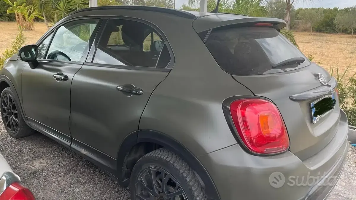 Usata Fiat 500X 95 CV (69 kW) 2017 Verde SUV
