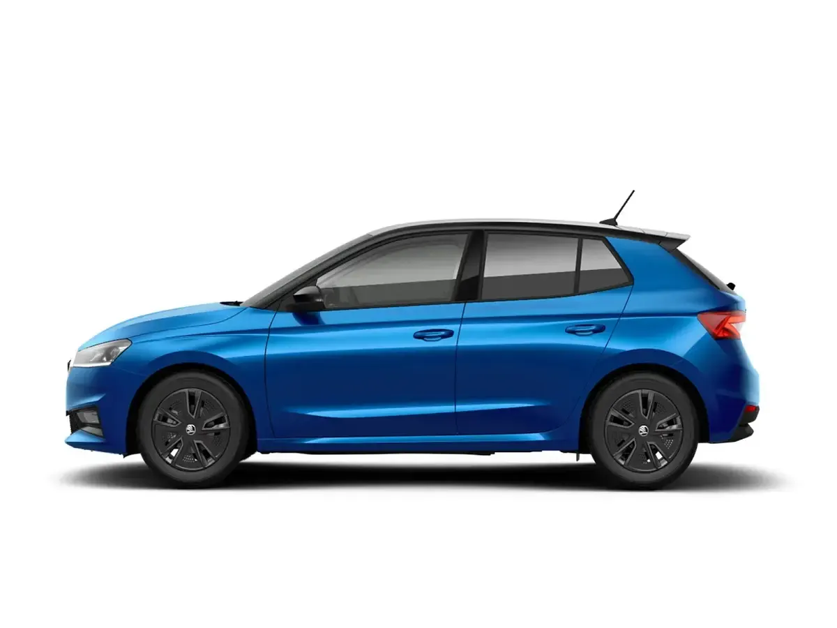 Usata Skoda Fabia 80 CV (58 kW) 2025 Blu race metallizzato nero tulipano perlato Utilitaria