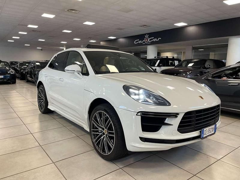 Bianco Usata 2021 Porsche Macan Turbo SUV | 66.000 € (Buon prezzo) - Immagine 1/4