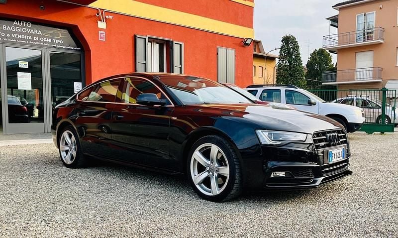 Usata Audi A5 S-Line 177 CV (130 kW) 2014 Nero Coupé