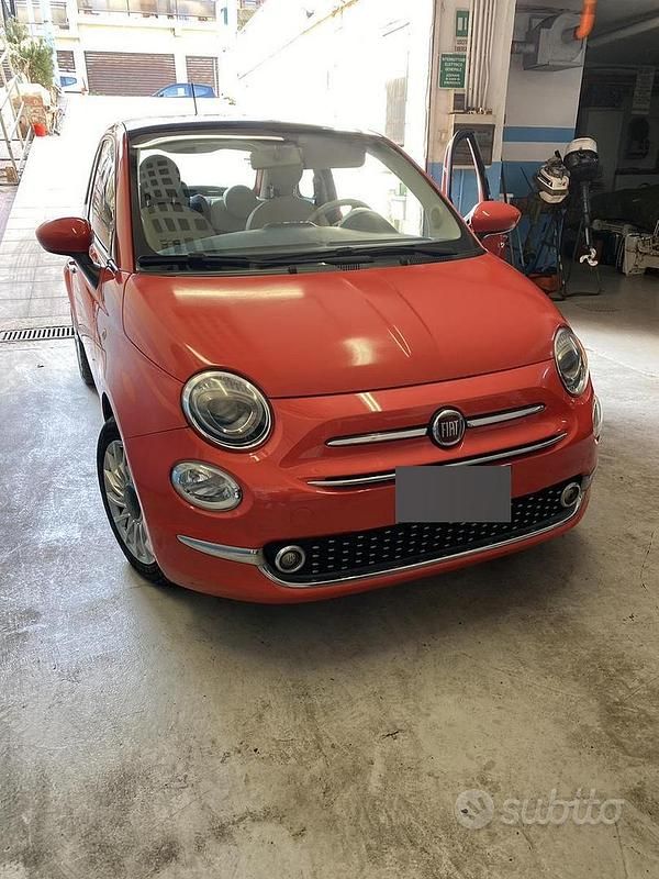 Usata Fiat 500 Lounge 69 CV (50 kW) 2017 Rosso Berlina