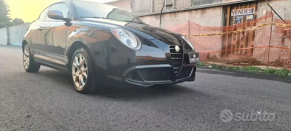 Usata Alfa Romeo MiTo Distinctive 120 CV (88 kW) 2010 Nero Utilitaria