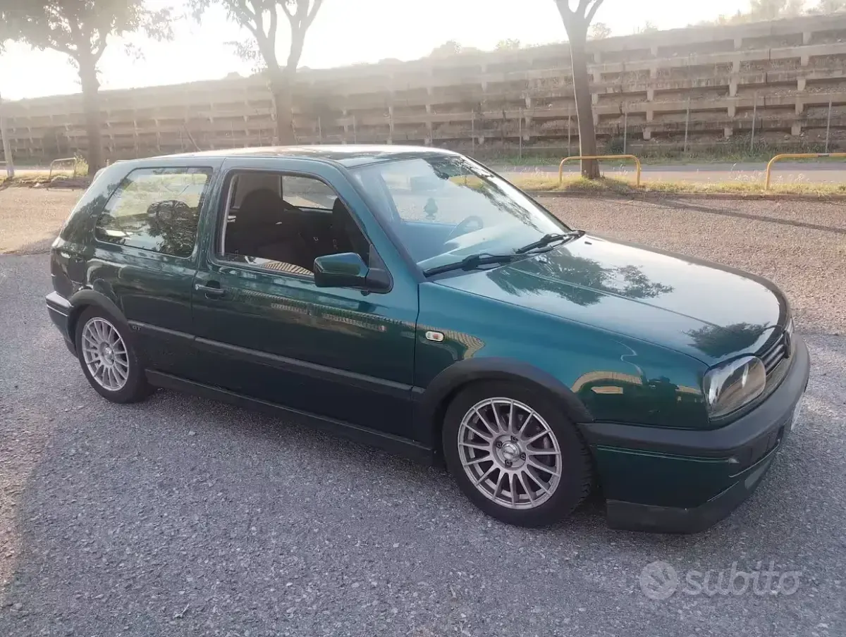 Usata VW Golf III GT 101 CV (74 kW) 1995 Verde Berlina