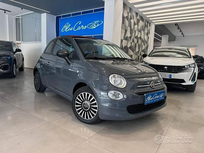 Usata Fiat 500C 70 CV (51 kW) 2022 Grigio Cabrio