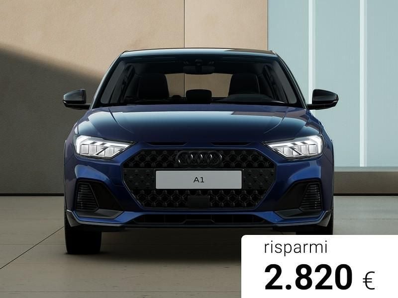 Nuova Audi A1 Comfort 116 CV (85 kW) 2026 Blu navarra metallizzato nero mito metal Berlina