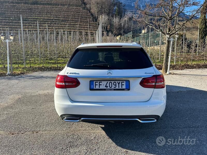 Usata Mercedes C220 Premium 170 CV (125 kW) 2016 Bianco Station wagon