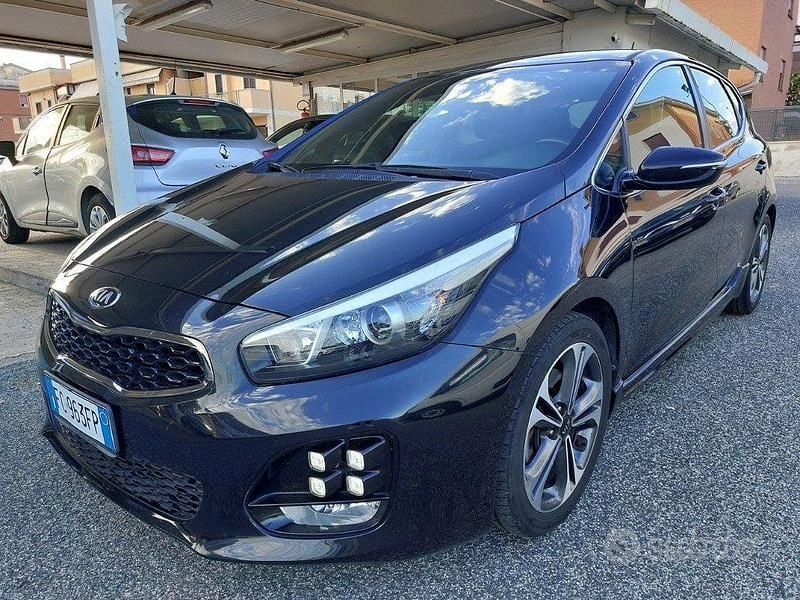 Usata Kia Ceed GT GT-Line 110 CV (80 kW) 2016 Nero Berlina